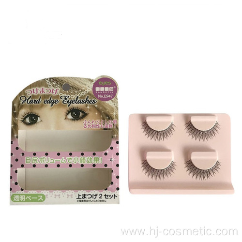 Wholesale 2 pairs one box False Eyelashes for Bobby's eyes Free sample best price fake eyelashes 3d mink with custom boxes